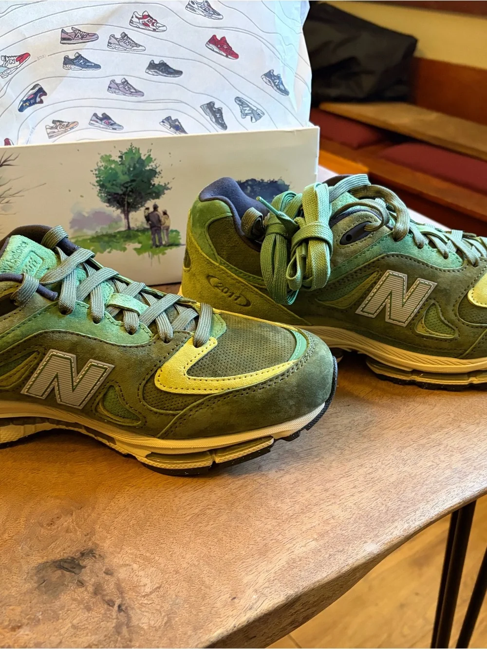 Kith x New Balance 2011 Green Green